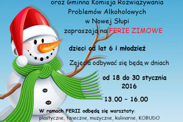 Ferie zimowe w Rudkach