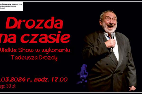 Tadeusz Drozda w Pałacyku Zielińskiego.