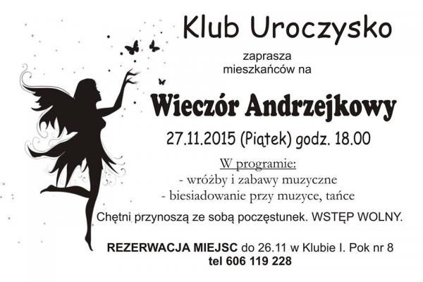 Wieczór Andrzejkowy w klubie 
