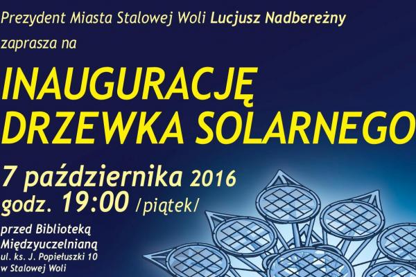 Drzewko solarne w Stalowej Woli