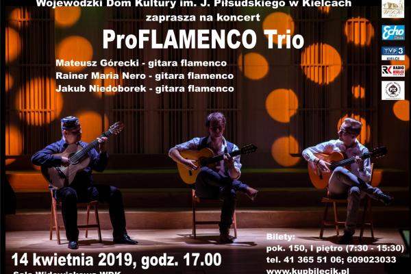 ProFLAMENCO Trio wystąpi w WDK
