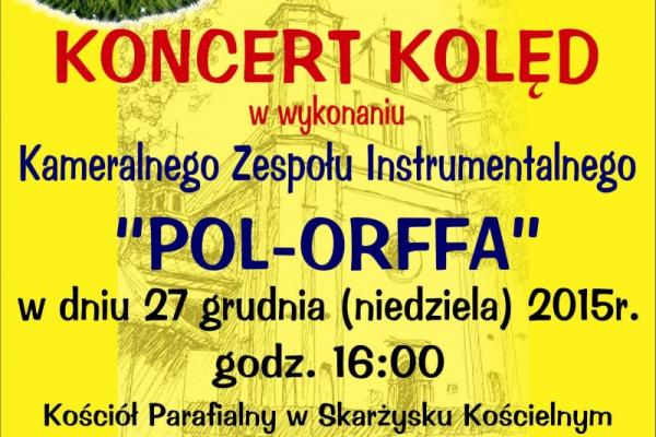 Koncert kolęd grupy „Pol-Orffa”