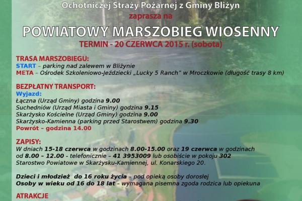 Powiatowy Marszobieg Wiosenny