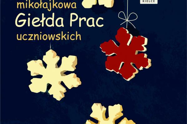Mikołajkowa Giełda Prac Uczniowskich w kieleckim plastyku