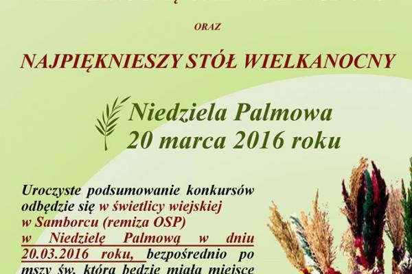 Konkursy wielkanocne w Samborcu