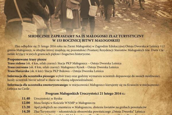 153 rocznica bitwy pod Małogoszczem