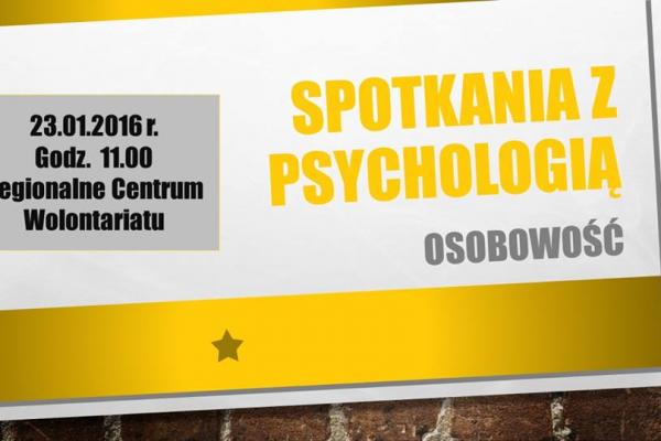 Spotkanien z psychologiem