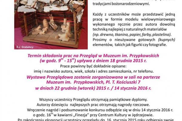 Jędrzejowskie szopki bożonarodzeniowe