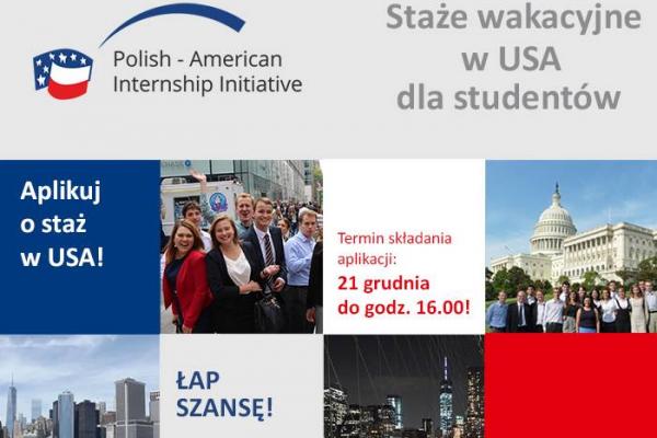 Staże wakacyjne 2016 w USA dla studentów - trwa rekrutacja!