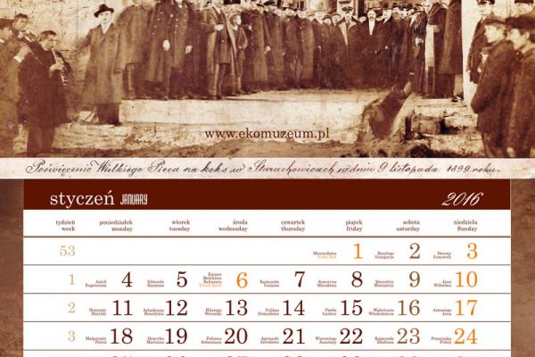 Kalendarz muzealny na 2016  r.