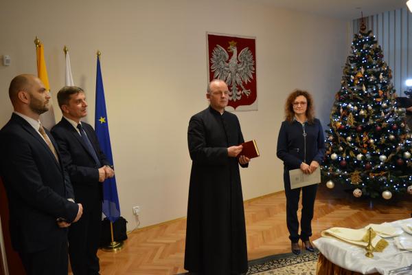 Spotkanie świąteczne u wojewody - Fot. Ł. Kopczyński