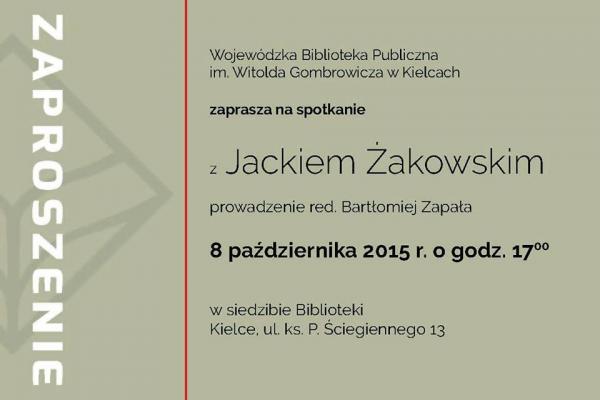 Spotkanie z Jackiem Żakowskim