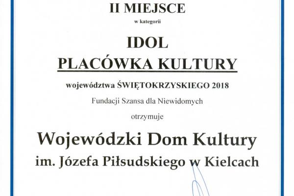 Wręczenie nagród IDOL 2018 - Fot. Agnieszka Markiton