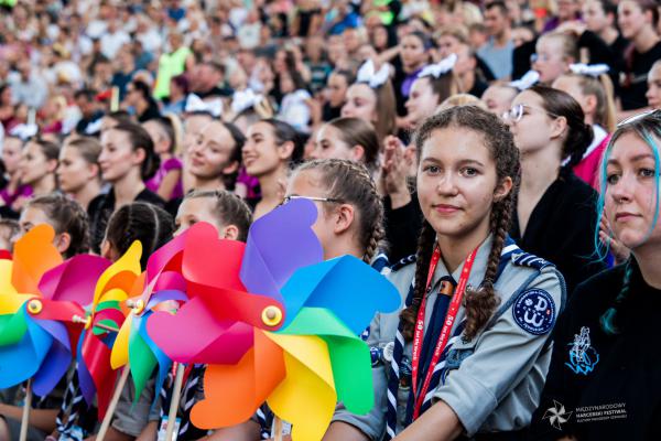 Koncert galowy laureatów 50. Międzynarodowego Harcerskiego Festiwalu Kultury Młodzieży Szkolnej  - Fot.: wiatraczek.pl 