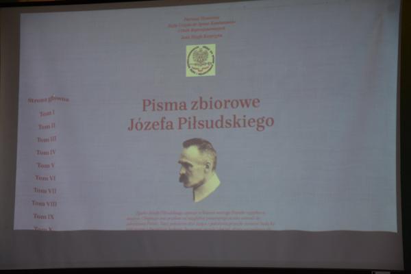 Premiera portalu www.piłsudski-pisma.online w WDK w Kielcach. Wręczenie medali Pro Bono Poloniae i Pro Patria  - Fot.: Inga Pamuła (PIK) 
