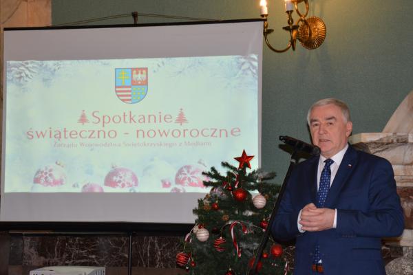 Spotkanie świąteczno-noworoczne Zarządu Województwa Świętokrzyskiego z mediami 2024