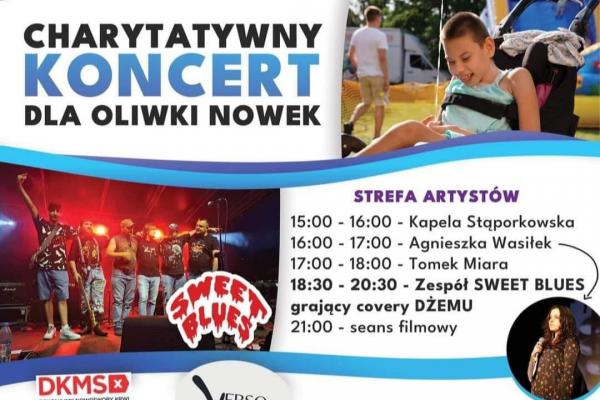 Koncert charytatywny dla Oliwii Nowek w Stąporkowie