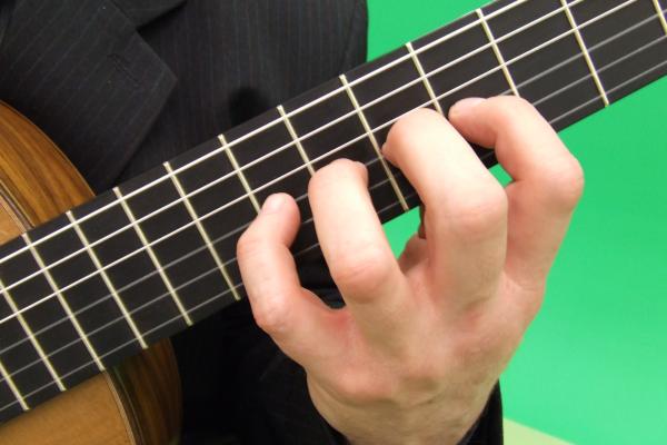 Prawidłowe ułożenie lewej ręki gitarzysty