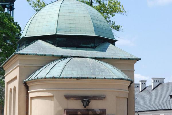 Katedra - Ogrójec sklepiony kopułą z blachy - Fot. Agnieszka Markiton