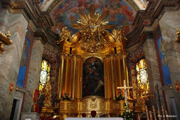 Katedra - Ołtarz główny przedstawiający Wniebowzięcie Marii Panny wykonany przez A.Frąckiewicza - Fot. Agnieszka Markiton