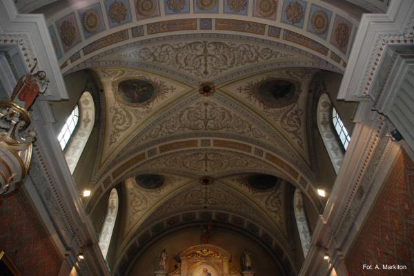 Kościół św. Wojciecha - Sklepienie krzyżowe prezbiterium - Fot. Agnieszka Markiton