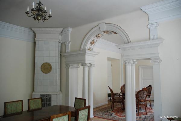 Pałacyk Zielińskiego - Arkada dzieląca salon - Fot. Agnieszka Markiton