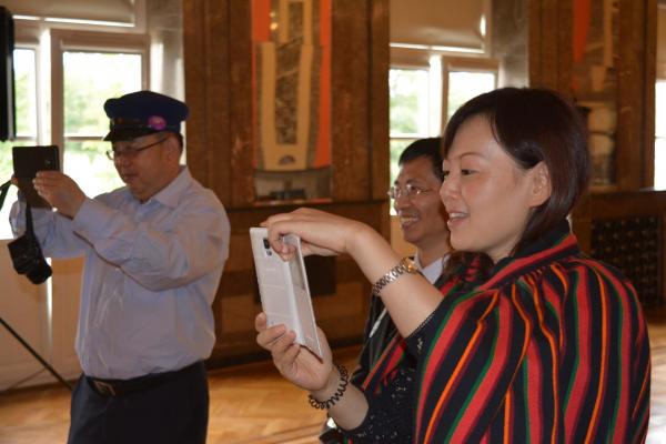 Delegacja z Chin w WDK - fot. Małgorzata Chmiel