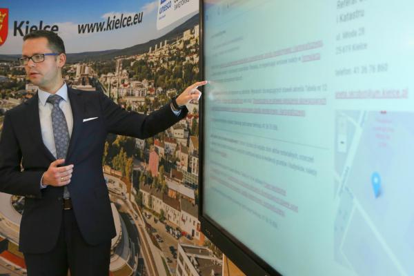 Prezentacja nowej strony Miasta Kielce. - Fot.: UM Kielce