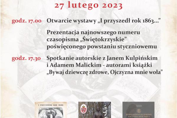 27.02. | Obchody 160. rocznicy powstania styczniowego w WBP w Kielcach 