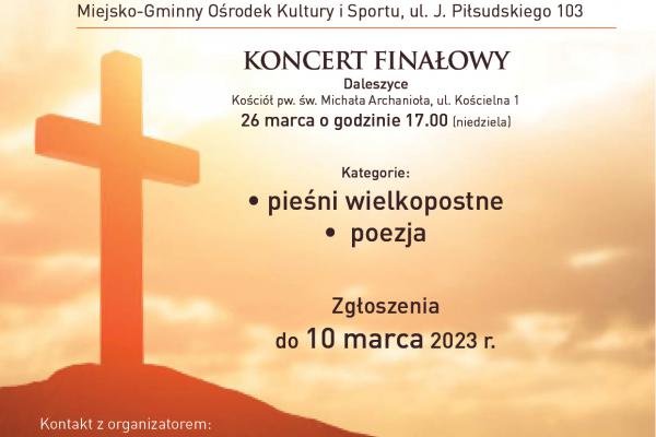 15–16.03. | XIX Festiwal Wielkopostny Daleszyce 2023 – eliminacje w Pińczowie i Stąporkowie 