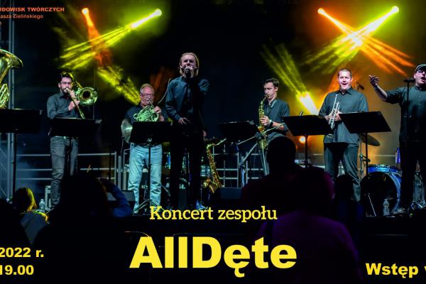 1 maja w ogrodzie Pałacyku Zielińskiego wystąpi zespół AllDęte