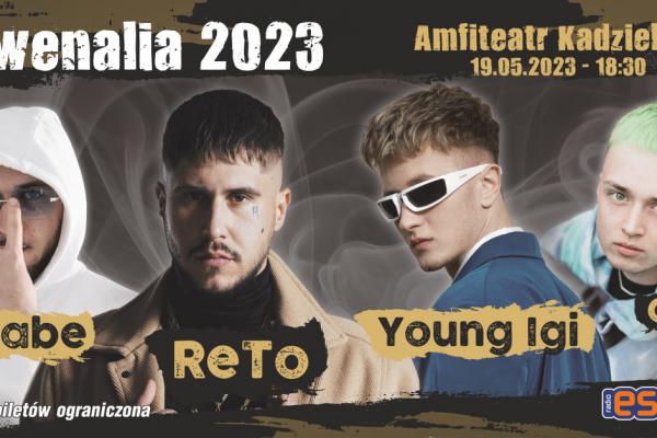 Juwenalia 2023 w Kielcach – koncert Kabe, ReTo, Young Igiego i Qry