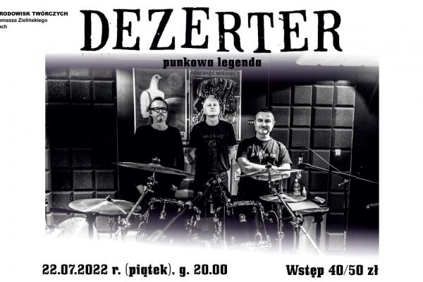 22.07. | DEZERTER – koncert punkowej legendy w DŚT w Kielcach