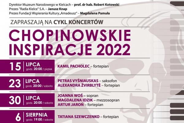 Radio Kielce zaprasza na koncerty z serii CHOPINOWSKIE INSPIRACJE