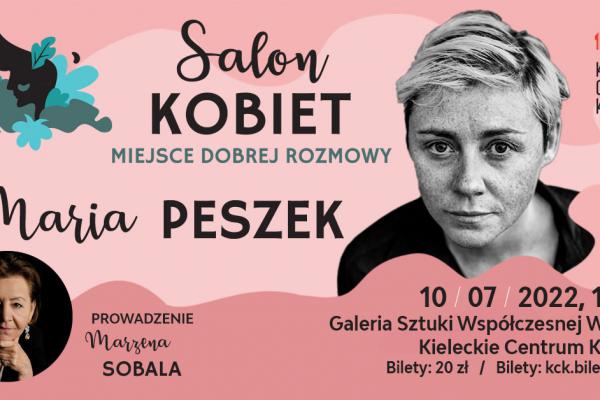 Salon Kobiet w KCK: spotkanie z Marią Peszek