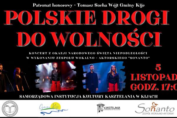 POLSKIE DROGI DO WOLNOŚCI – koncert zespołu SONANTO
