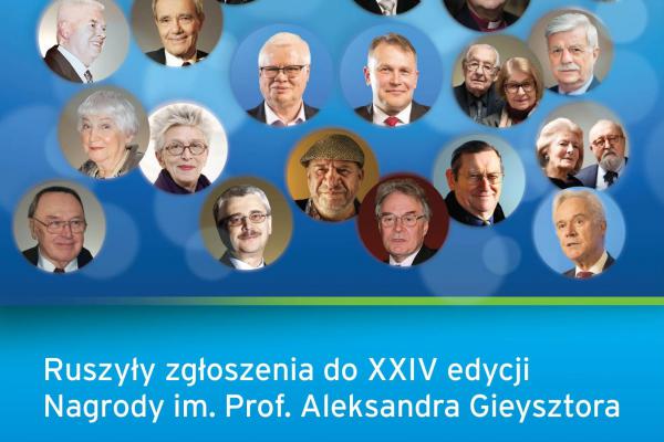 Trwa nabór zgłoszeń do tegorocznej edycji Nagrody im. prof. Aleksandra Gieysztora