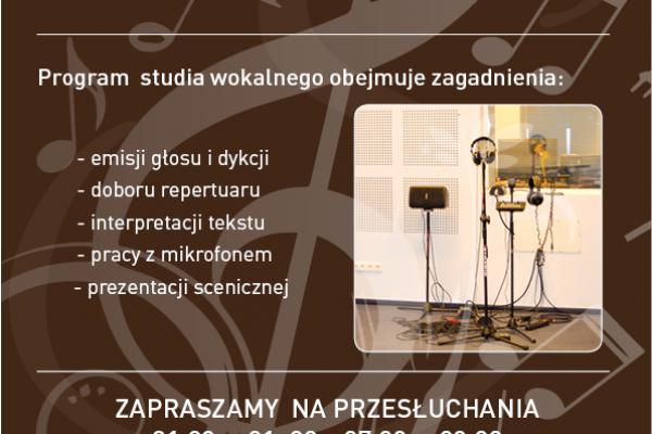 Studio Wokalne WDK szuka nowych talentów