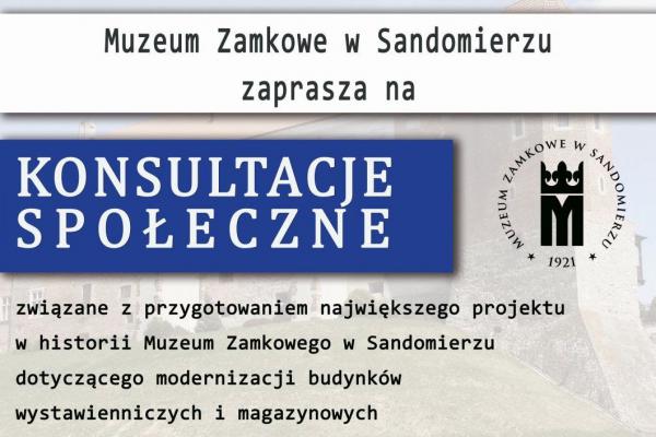 Konsultacje społeczne w Muzeum Zamkowym w Sandomierzu
