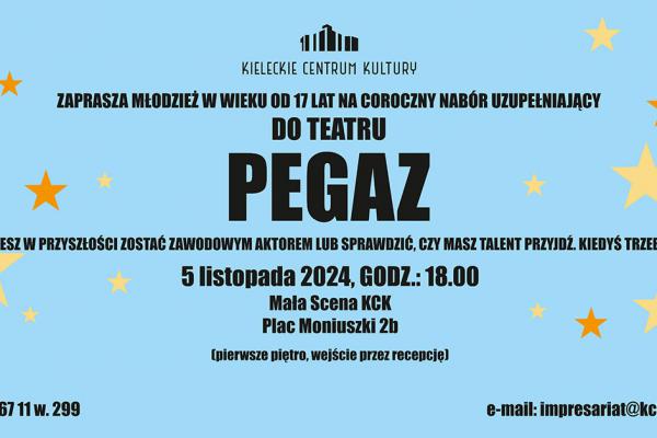 Nabór do Teatru PEGAZ
