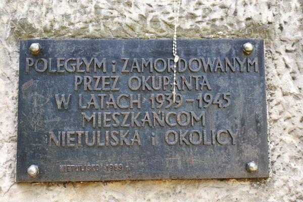 Pomnik ofiar terroru 1943 - Fot. Agnieszka Markiton