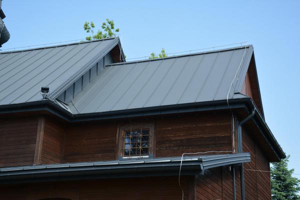 Dach nad prezbiterium - Fot. Agnieszka Markiton