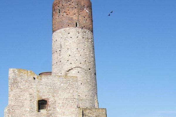 Zamek w Chęcinach - Widok od wschodu