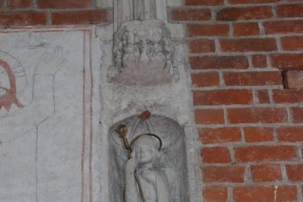Kościół parafialny w Bejscach - Oparcie żebra na kamiennym wsporniku