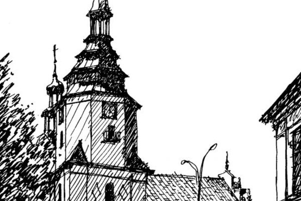 Katedra - Rycina - Roman Mirowski