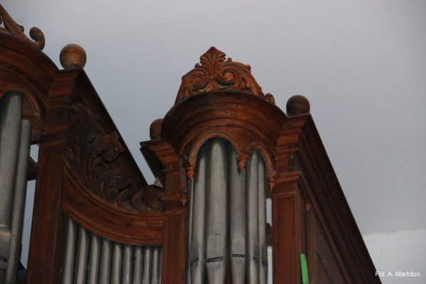 Kościół ewangelicki  - Organy z jedynym w Polsce głosem romantycznym