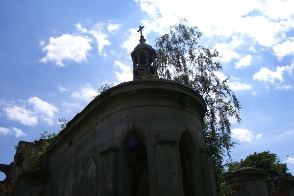 Pałac rodziny Karskich we Włostowie - Bryła dawnej kaplicy. Fot. Edyta Ruszkowska