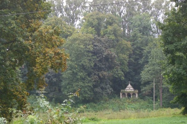 Pałac Wielopolskich w Chrobrzu - Park przypałacowy. Fot. Edyta Ruszkowska