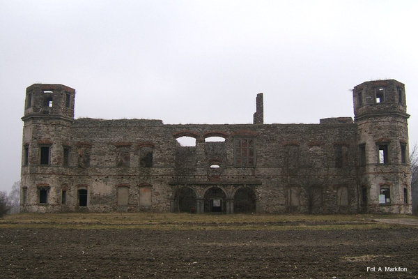 Podzamcze Piekoszowskie - ruiny pałacu
