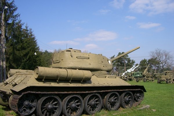 Muzeum im.Orła Białego - Średni czołg T-34. Fot. Edyta Ruszkowska